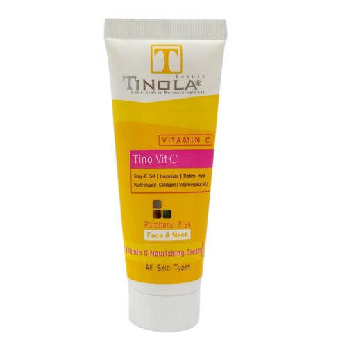 Crème nourrissante à la vitamine C Tinola – 40 ml pour l’éclat et la fermeté du visage et du cou