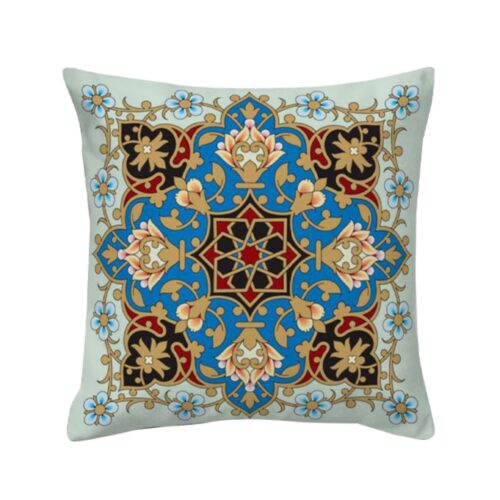 Housse de coussin en velours – Design Eslimi imprimé (Set de 2)