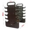 Gril à Charbon Vertical pour Kebab - Portable pour 10 Brochettes