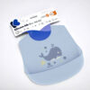 Bavoir Bébé Imperméable en Silicone - Motif Baleine