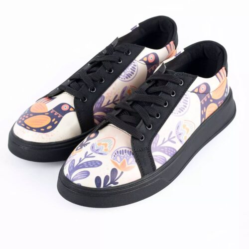 Baskets Imprimé Graffiti – Chaussures Casual Chic pour Femmes Modèle Ramona