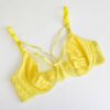 Ensemble de lingerie pour femmes soutien-gorge en dentelle & string Guipure