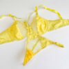 Ensemble de lingerie pour femmes soutien-gorge en dentelle & string Guipure