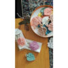 Boucles d'oreilles en macramé faites à la main pour femmes, avec motif de feuille