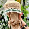 Sandales Sling Back en Macramé pour Femmes, Modèle Art