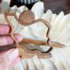 Bâtonnet de cheveux en bois pour Femmes fait main avec Design Carte de l'Iran