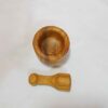 Ensemble Mortier et Pilon en Bois Convient pour le Safran