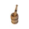Ensemble Mortier et Pilon en Bois pour Herbes et Épices