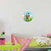 Horloge Murale en Bois pour Chambre d'Enfant avec Design de PAW Patrol
