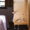 Autocollant mural en bois pour chambre de bébé – Design animaux