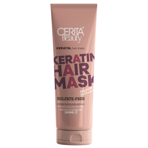 Cerita Masque Capillaire à la Kératine, 200 ml pour des Cheveux Doux et Soyeux (Pack de 2)