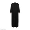 Abaya à coupe stylée pour femmes avec design floral Paisley