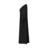 Abaya stylée pour femmes avec design patchwork en noir