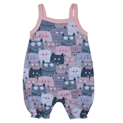 Barboteuse Sans Manches pour Bébé Fille – Respirante & Idéale pour l’Été