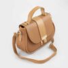 Sac à main en cuir Bauletto avec poignée unique et sangle longue
