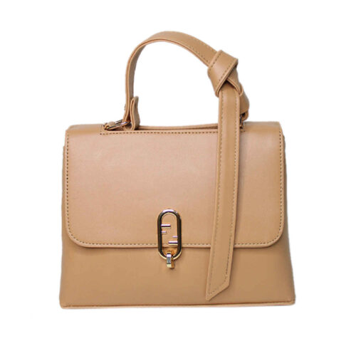 Sac à main en cuir Bauletto avec poignée unique et sangle longue