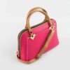Sac à main en cuir Bauletto avec poignées doubles en noir