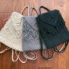 Sac à dos boho en macramé fait main pour femmes, modèle Tassel