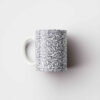 Keramik-Kaffeebecher mit Blätter-Design