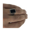 Bague en argent Agate Classique pour homme