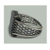 Bague en argent Agate Classique pour homme
