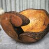 Bol décoratif en bois de frêne naturel en bois de aulne