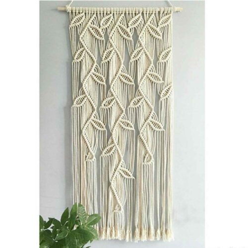 Tapisserie Murale Décorative en Macramé Artisanale