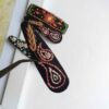 Set de Pinces à Cheveux à Clip Brodé à la Main avec Design de Paisley