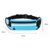 Ceinture chic en toile turquoise - Confort et style essentiels