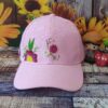 Casquette Brodée à la Main pour Femmes avec Design Floral