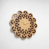 Horloge Murale en Bois Persan Artisanale