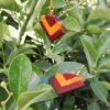 Boucles d’Oreilles Artisanales en Bois de Palissandre et de Buis