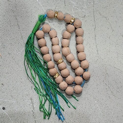 Chapelet islamique de Karbala – 33 perles avec Khak-e-Shifa de Karbala