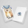 Carte de vœux pliable "Ramadan Kareem" islamique avec pochette