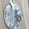 Islamic Resin Wall Key Holder Organizer – Marble Design for Home Entryway