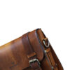 Sac à bandoulière en cuir fait main de luxe - Marron foncé