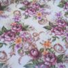 Plateau de service en mélamine durable et léger, design floral rose