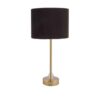 Lampe d'accent avec design d'abat-jour tambour marron