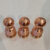 Ensemble de salières et poivrières en cuivre persan Martelé Avah (set de 6)
