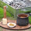 Pot en Dizi persan avec couvercle et pilon pour cuisiner l'Abgoosht