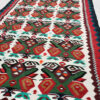 Tapis Kilim Persan authentique tissé à la main, géométrique rouge