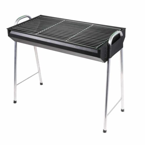 Gril à Charbon de Bois Portable Mangal Persan avec Base Pliante