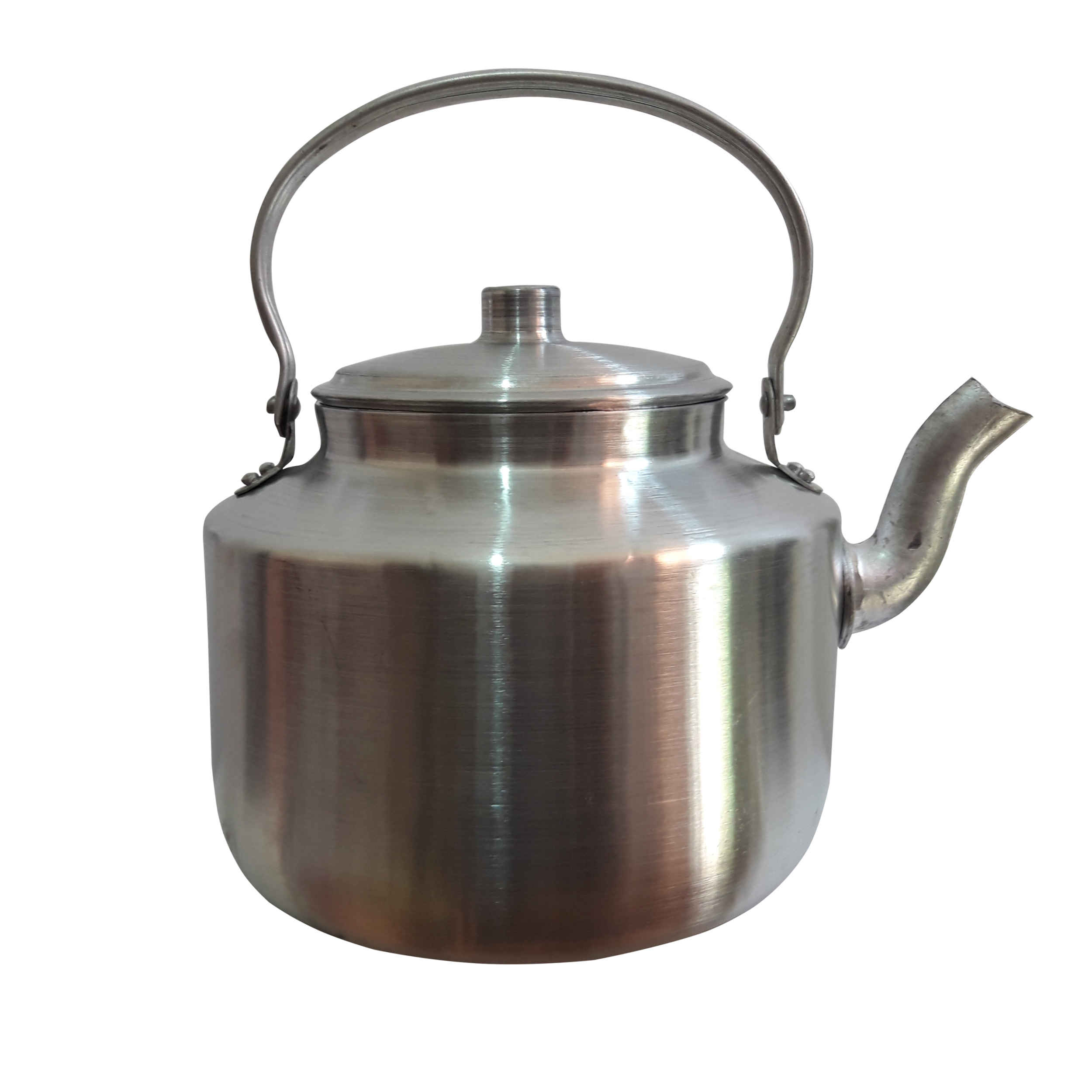Bouilloire métallique persane durable pour plaque de cuisson, capacité 3 litres