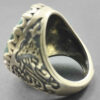 Bague en Argent Persan pour Homme avec Turquoise de Neyshabur