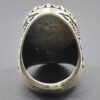 Bague en Argent Persan pour Homme avec Turquoise de Neyshabur