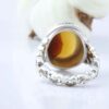 Bague en argent Sulemani Hakik persane pour homme Faite main