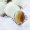 Bague en argent Sulemani Hakik persane pour homme Faite main