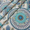 Tissu persan orné de motif cachemire classique de style Termeh