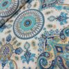 Tissu persan orné de motif cachemire classique de style Termeh
