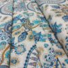 Tissu persan orné de motif cachemire classique de style Termeh